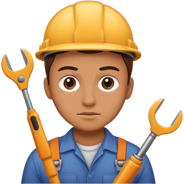 person Repairing a tool emoji