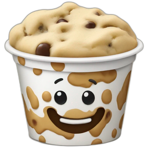 Ben and jerry cookie dough emoji