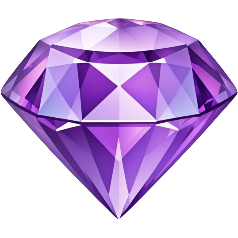 glitter purple crystal diamond emoji