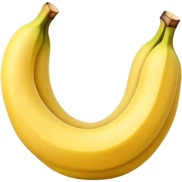 Peeled banana fruit emoji