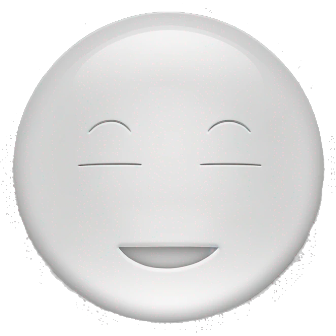 a emoji that is completely blank... just an empty yellow cir emoji