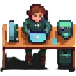 A person working on a computer, representing a Yandex Market employee emoji