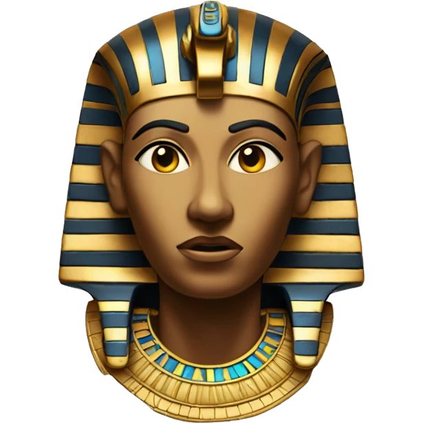 confused ancient egyptian pharao emoji