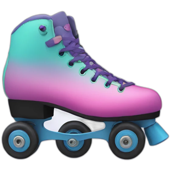 Them rollerskates emoji