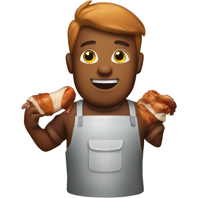 barbecue chicken  emoji