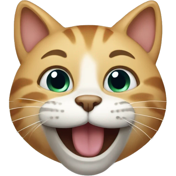 Cat smiling emoji