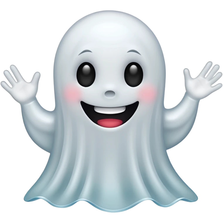 happy ghost emoji