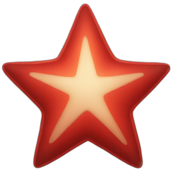 RED STAR  emoji