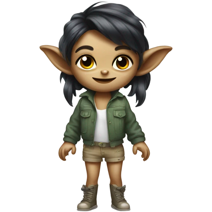 Good looking girly gremlin  emoji