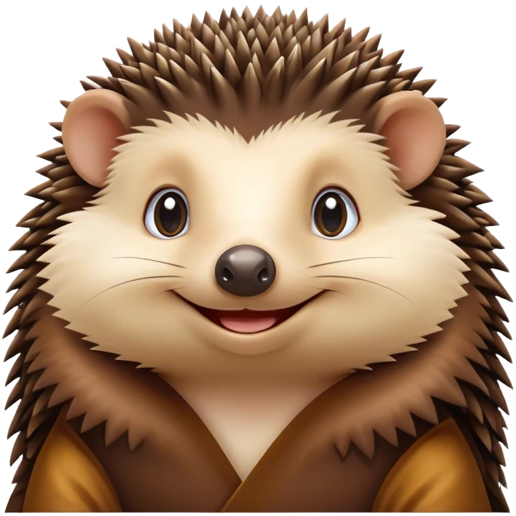 Hedgehog as Mona Lisa emoji