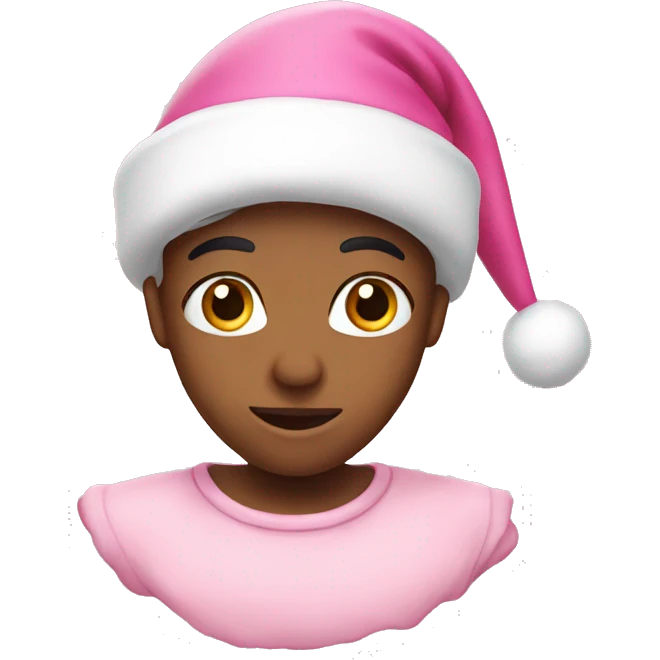 pink chrismas emoji