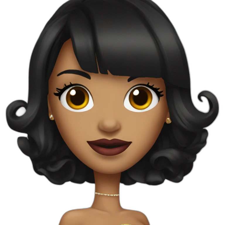 rihanna con una corona emoji