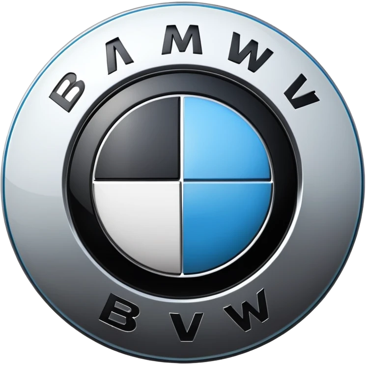 bmw logo black emoji
