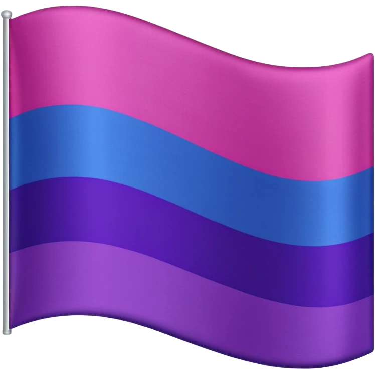 Bisexual flag emoji