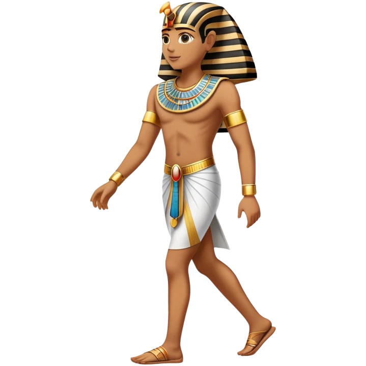 Walk like an egyptian emoji