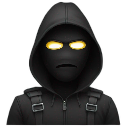 Thief in mask emoji