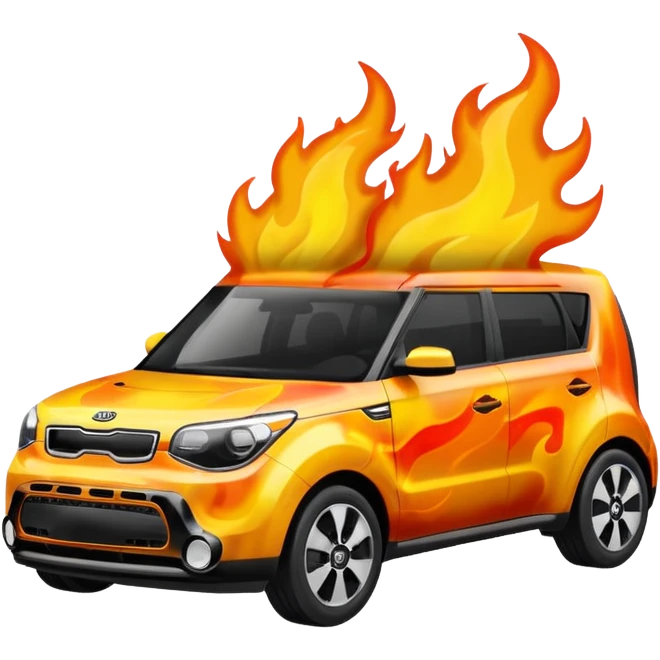 Kia soul on fire emoji