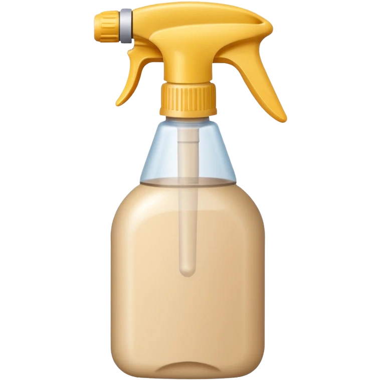 Beige spray bottle emoji
