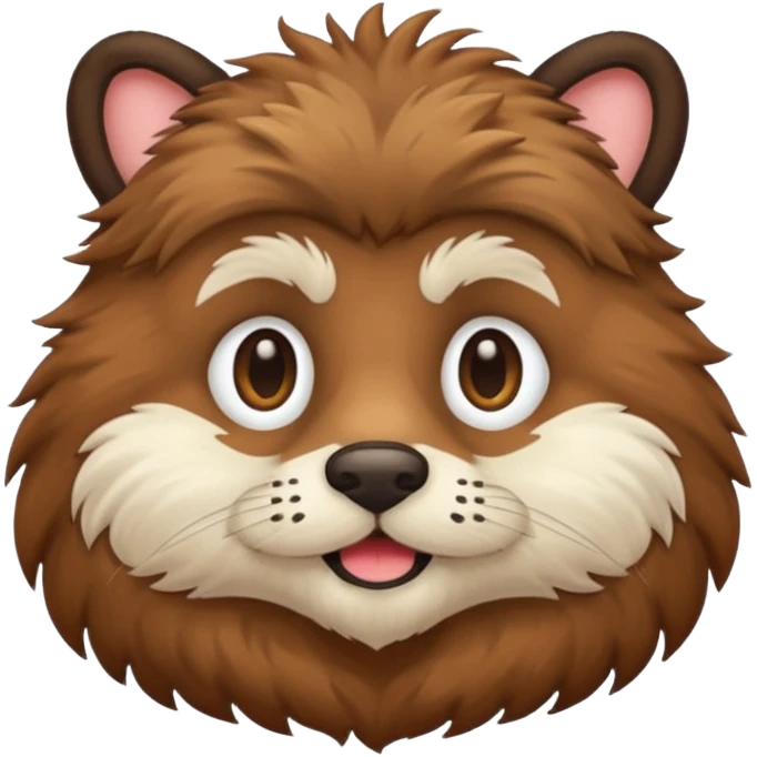 mustached animal emoji