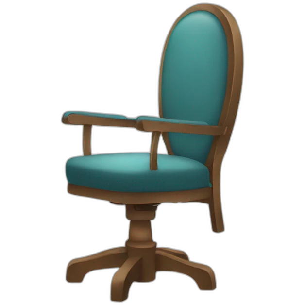 sign emoji with arm lifting on chair emoji