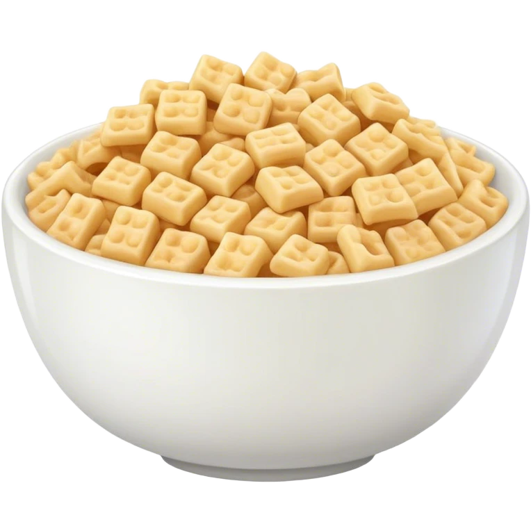 Bowl of Rice Crispies Cereal  emoji