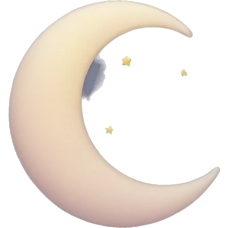 crescent moon emoji