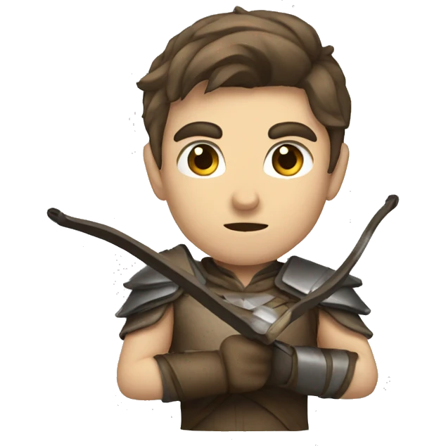 "silent archer ready to strike" emoji