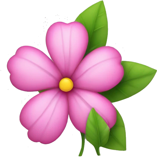 pink flower  emoji