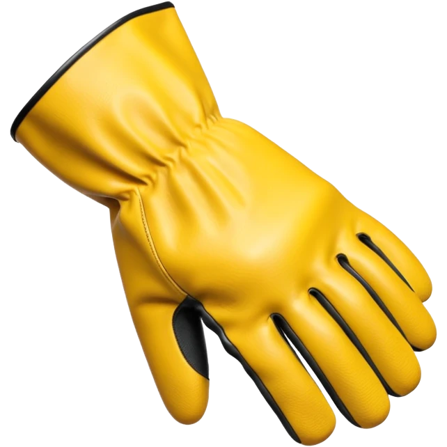 Hard Safety Gloves, bright rubber
 emoji