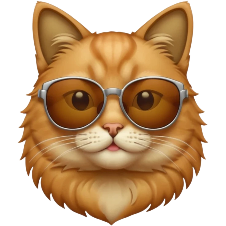 Cat wearing sunglasses emoji