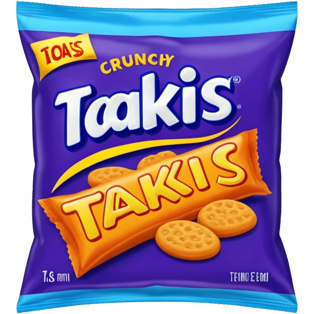 Blue bag of takis emoji