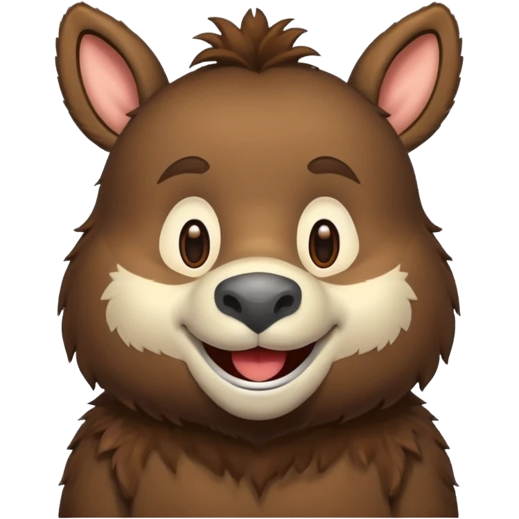 Donkey bear emoji