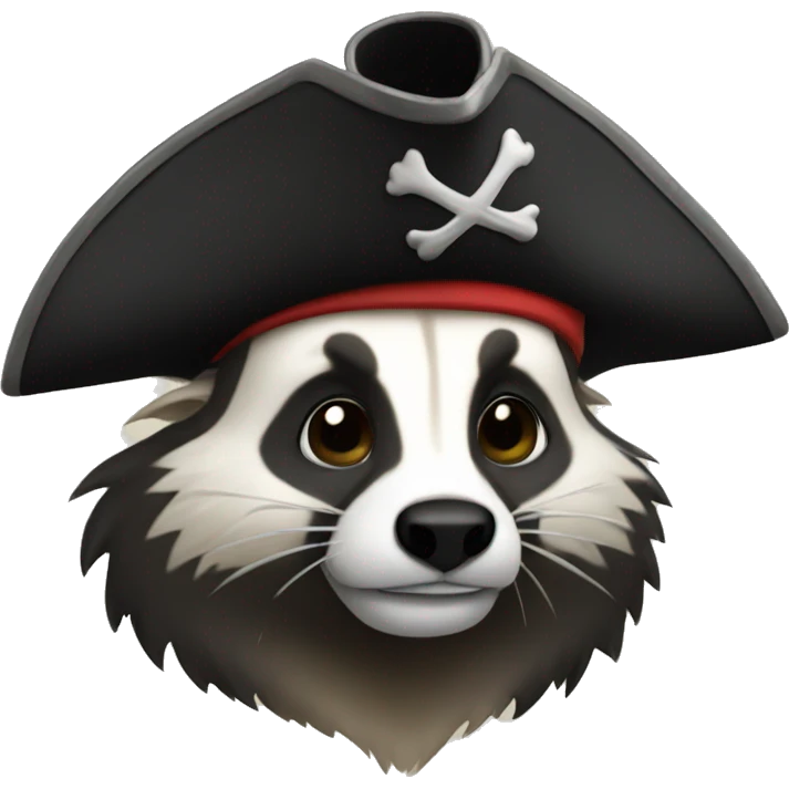 pirate badger emoji