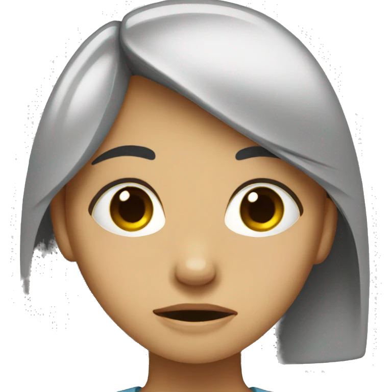 crying girl emoji