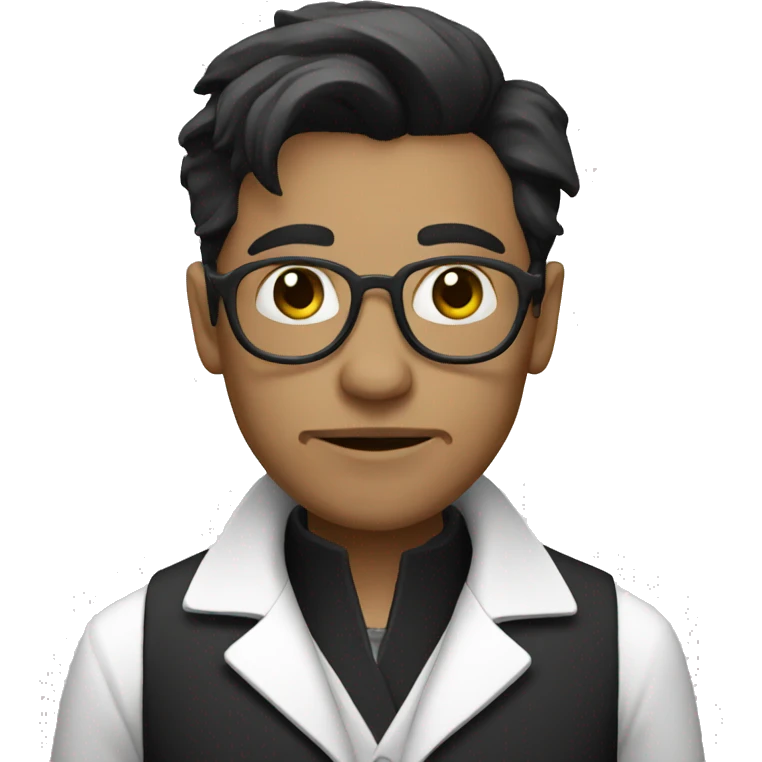Goth scientist emoji