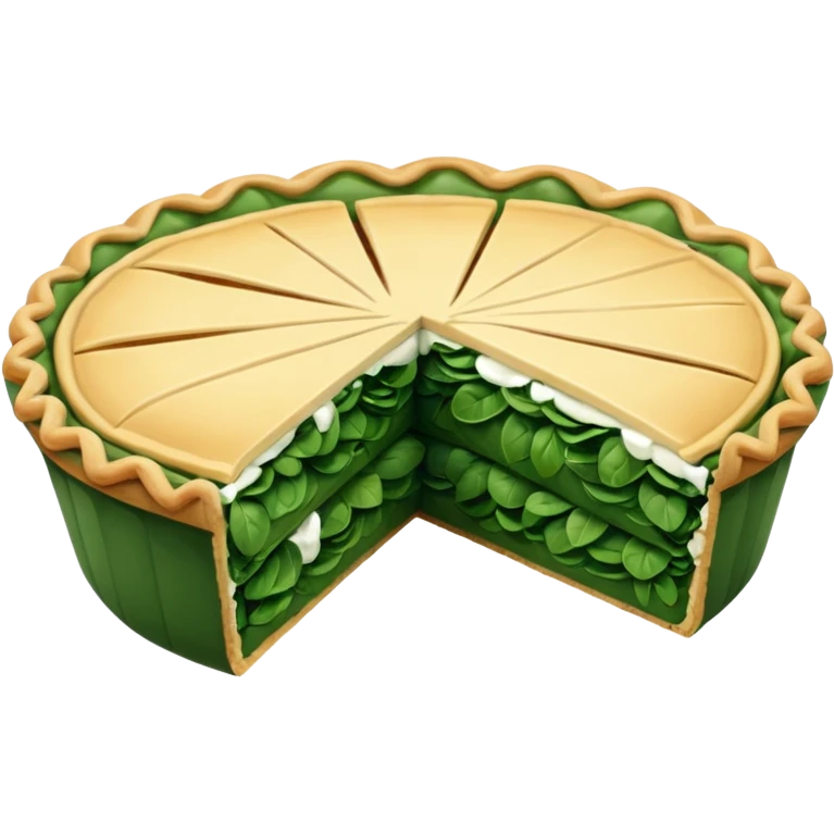 spinach pie emoji
