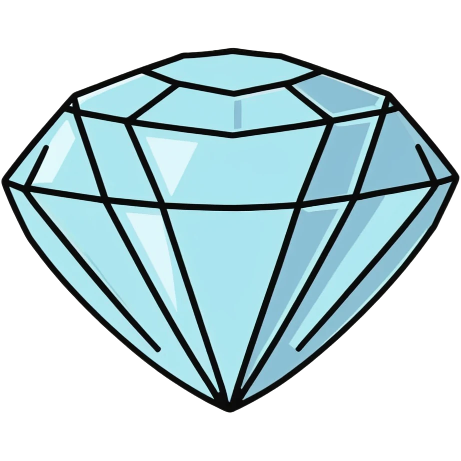 diamond gemstone brilliant cut emoji