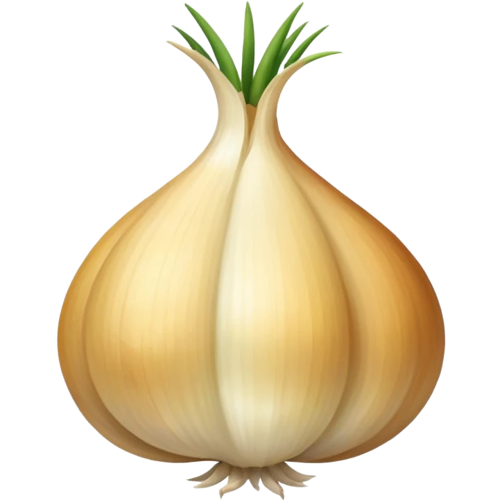 bird with a body like a garlic bulb emoji
