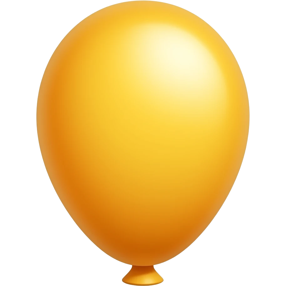 balon z helem żółty emoji