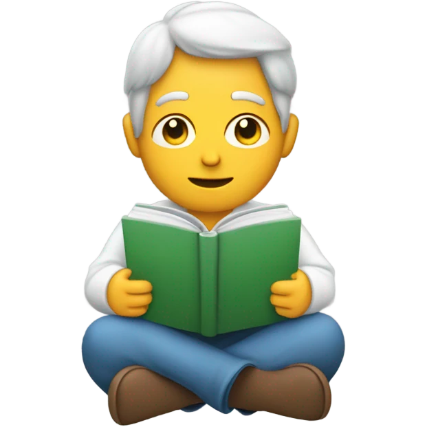 someone reading a book emoji