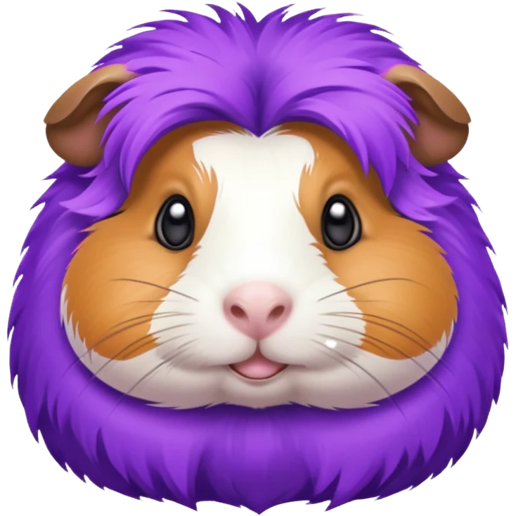 Guinea pig purple emoji