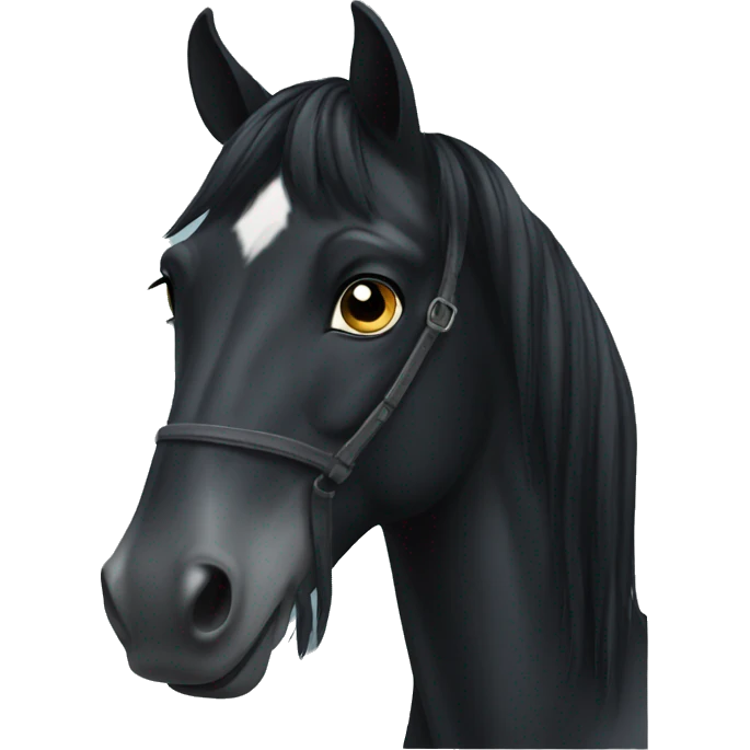 Black horse emoji