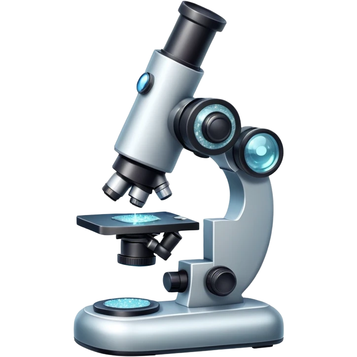 microscope with sparkles emoji