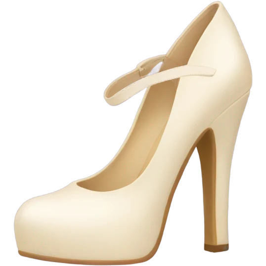 Cream Heels  emoji