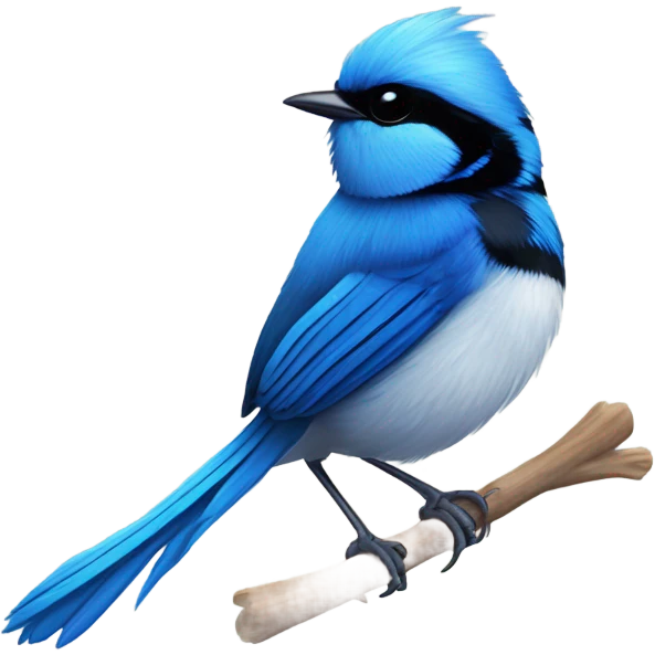  Blue Fairy wren  emoji