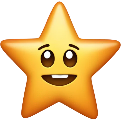 Star with a heart emoji