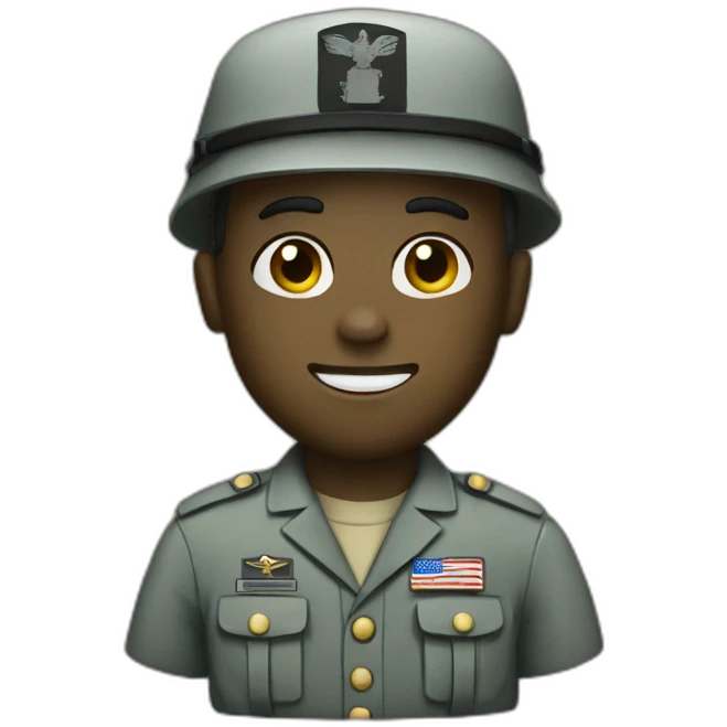 white american soldier emoji