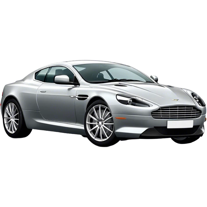 Aston Martin DB9 - Aston Martin (Model Year: 2016) (Iconic colour: Silver) emoji