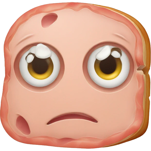 ham sandwich eyes emoji
