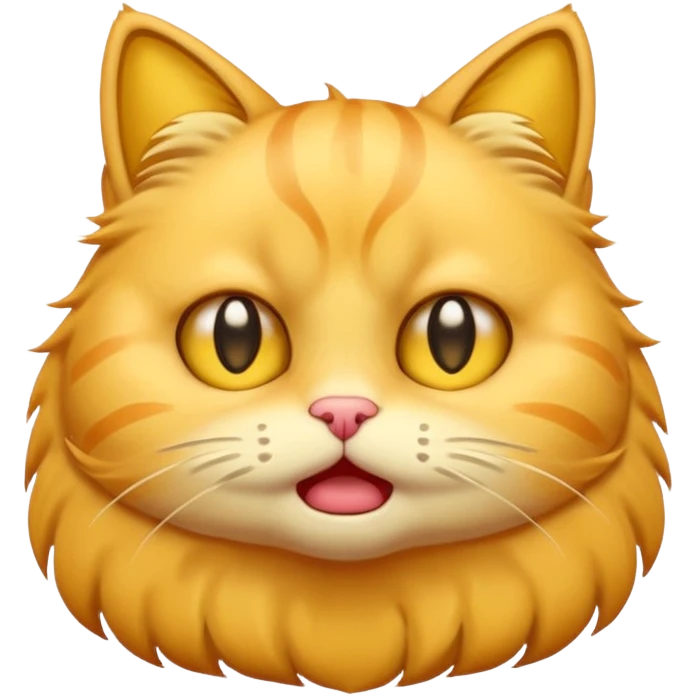 yellow cat (looks like this 😸😺🐱) crying loudly (like this 😭) emoji